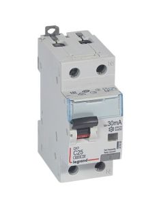 L411053 Srovės nuotekio relė su automatiniu jungikliu Legrand 411053 (C, 32A, 2P, 30mA, 230V) iš UAB SINTAS 2