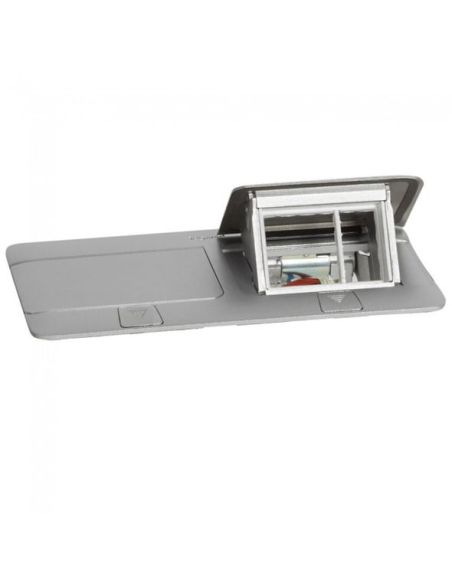 L654003 Įleidžiama modulinė dėžutė 2x4 mod. Legrand 654003 (metalinė, sidabro spalva) iš UAB SINTAS