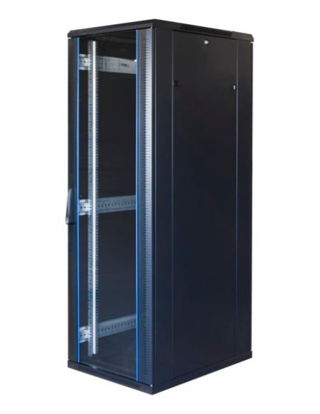KS37U800X1000PASTNJTO Komutacinė spinta 19'' pastatoma 37U 800x1000x1833 (nesurinkta, juoda) iš UAB SINTAS