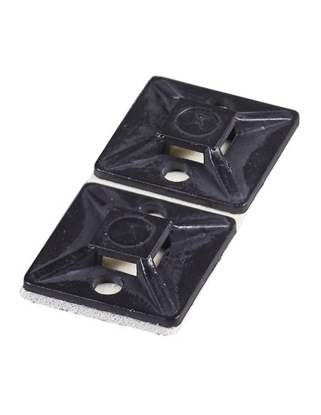 DIRLLHJ Lipni aikštelė dirželiams HAUPA 262163 (100vnt, juoda, 28x28) iš UAB SINTAS