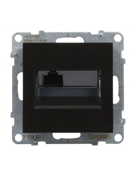 LEGRAND721454 Juodas RJ45 UTP 6A lizdas Legrand SUNO 721454 iš UAB SINTAS