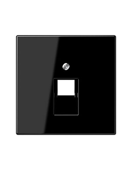 JUNGLS9691UASW Kompiuterinio lizdo apdaila JUNG LS969-1UASW (juoda, 1xRJ45) iš UAB SINTAS