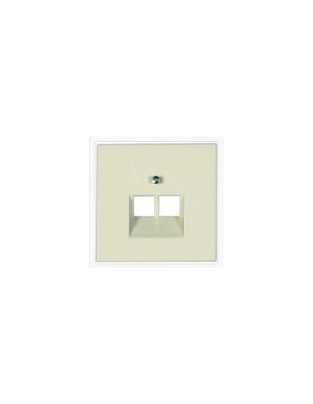JUNGLS9692UA Kompiuterinio lizdo apdaila JUNG LS969-2UA (dramblio kaulo, 2xRJ45) iš UAB SINTAS
