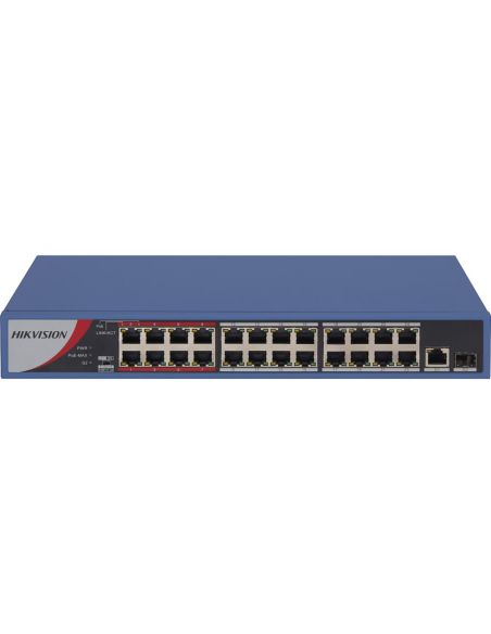 SWITCHDS3E0326PEMC Hikvision 26 prievadų 24 PoE prievadų komutatorius DS-3E0326P-E/M(C) iš UAB SINTAS