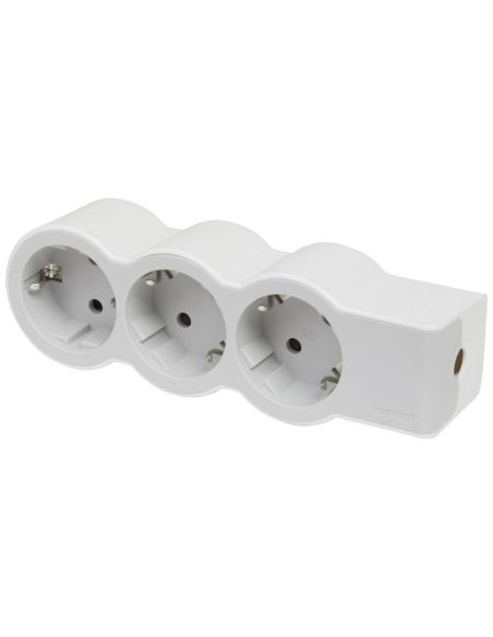 LEGRAND694573 3-vietų ilgiklis su įžeminimu Legrand 694573 (be laido, baltas) iš UAB SINTAS