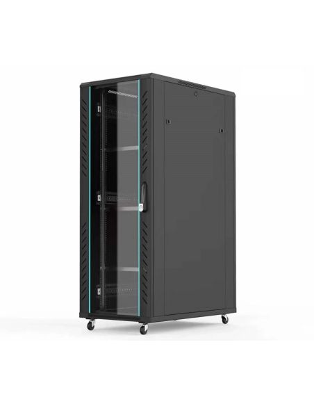 KS37U600X100PASTNJTO Komutacinė spinta 19'' pastatoma 37U 600x1000x1833 (nesurinkta, juoda) iš UAB SINTAS