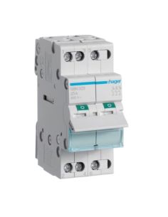 HSBN325 Modulinis jungiklis Hager SBN325 (2 mod, 25A, 3P) iš UAB SINTAS 2
