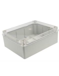PAWSBOX516P Hermetinė dėžutė skaidriu dangteliu Pawbol S-BOX 516-P (pilka, 240x190x90) iš UAB SINTAS 2