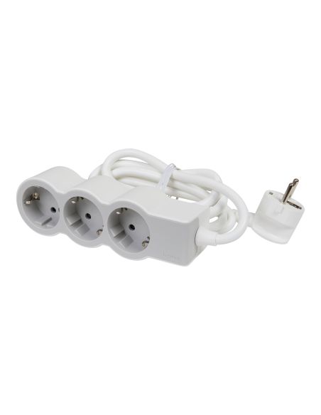 LEGRAND694559 3-vietų ilgiklis su įžeminimu Legrand 694559 (pilkas, 3m) iš UAB SINTAS