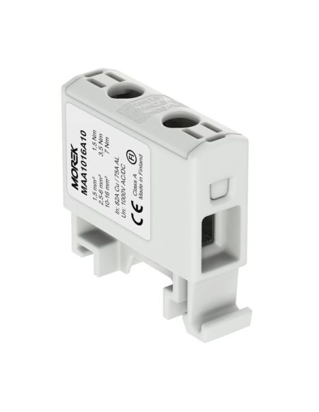 MOREKOTL16P Gnybtas OTL16 1x1.5-16mm2 Morek MAA1016A10 (pilkas) iš UAB SINTAS