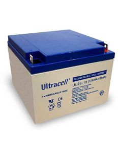 AU26/12 Akumuliatorius Ultracell UL26-12 (26 Ah, 12V) iš UAB SINTAS 2