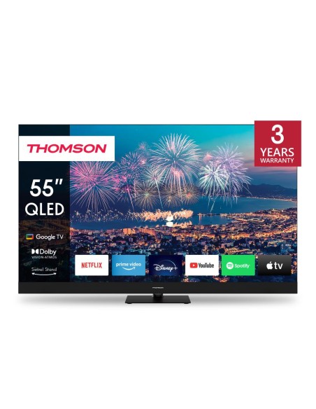 55QG6C14 TV Set|THOMSON|55"|4K/Smart|QLED|3840x2160|Wireless LAN|Bluetooth|Google TV|Black|55QG6C14 iš UAB SINTAS