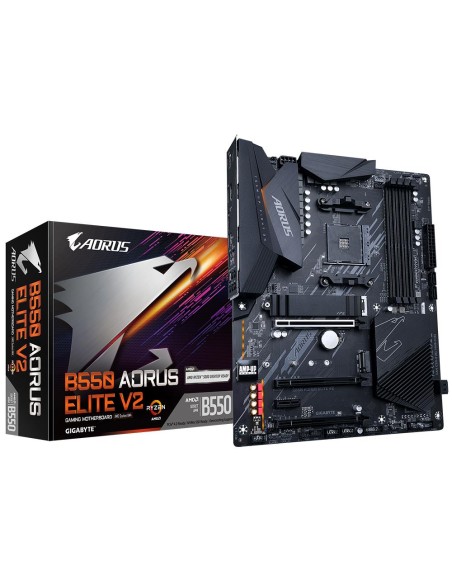 B550AORUSELITEV21.5 Mainboard|GIGABYTE|AMD B550|SAM4|ATX|Memory DDR4|Memory slots 4|1xPCI-Express 16x|2xPCI-Express 3.0 1x|1xPCI