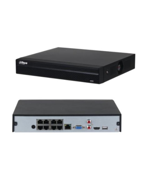 DHI-NVR4108HS-8P-4KS3 NET VIDEO RECORDER 8CH 8POE/NVR4108HS-8P-4KS3 DAHUA iš UAB SINTAS