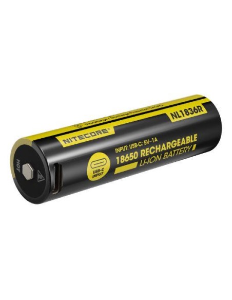 NL1836R(3600MAH) BATTERY RECH. LI-ION 3.6V/NL1836R(3600MAH) NITECORE iš UAB SINTAS