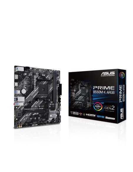 PRIMEB550M-KARGB Mainboard|ASUS|AMD B550|SAM4|Micro-ATX|Memory DDR4|Memory slots 2|1xPCI-Express 3.0 1x|1xPCI-Express 3.0 16x|1x
