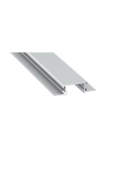 LUMPROFZATI3MS Aliuminis įleidžiamas profilis Zati Lumines LED juostoms (priglaistomas, pilkas, 3m) iš UAB SINTAS