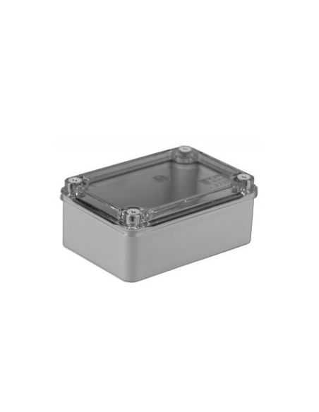 PAWSBOX216P Hermetinė dėžutė skaidriu dangteliu Pawbol S-BOX 216-P (pilka, 120x80x50) iš UAB SINTAS
