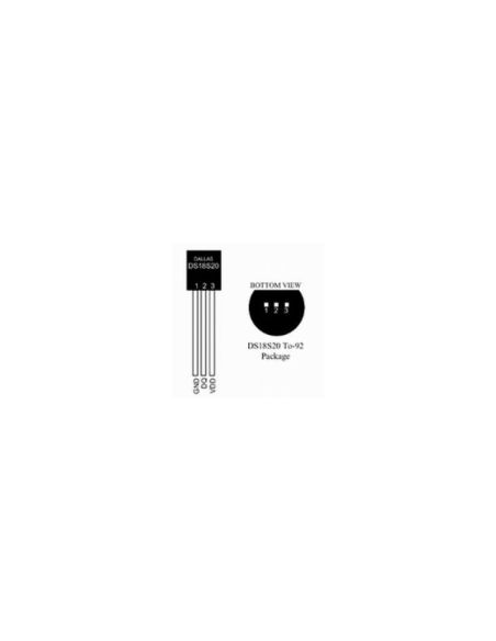 RGSMESIMTD ELDES temperatūros daviklis IC Thermometer DS18B20 iš UAB SINTAS