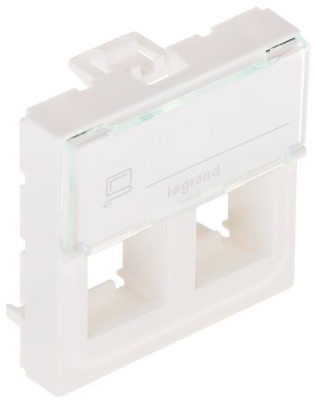 LMOSAICAPDAILA2XRJ45 Kompiuterinio lizdo apdaila 2xRJ45 Mosaic Legrand 078610 iš UAB SINTAS
