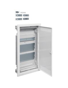 HVU36NWB Hager 36 mod. įleidžiamas multimedia skydelis VU36NWB iš UAB SINTAS