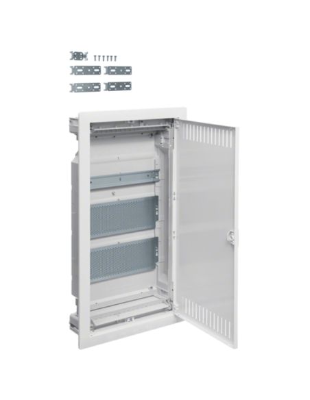 HVU36NWB Hager 36 mod. įleidžiamas multimedia skydelis VU36NWB iš UAB SINTAS