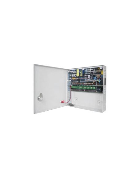 MBK10/12 Maitinimo blokas su korpusu PowerBubble PBWD1210-09C (10A/12V, 9 išėjimai su saug.) iš UAB SINTAS