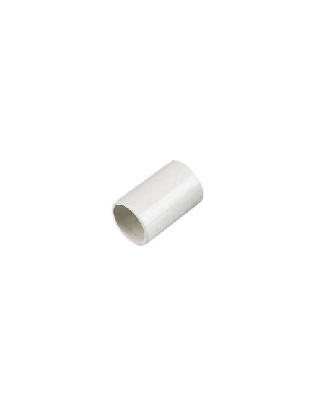 MMOVA25 Tiesus sujungimas 25mm vamzdžiams su išplatintu galu, baltas (150) iš UAB SINTAS