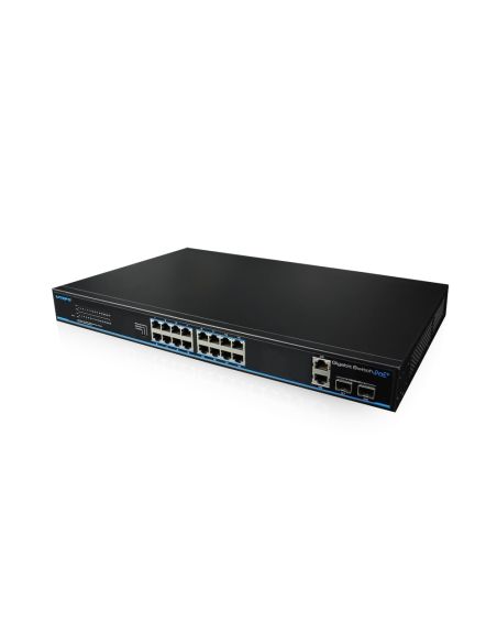 SWITCHUTP3GSW1604TSP200 16 prievadų, 16 PoE komutatorius UTEPO UTP3-GSW1604TS-P200 iš UAB SINTAS