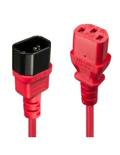 30476 CABLE POWER IEC EXTENSION 0.5M/RED 30476 LINDY iš UAB SINTAS