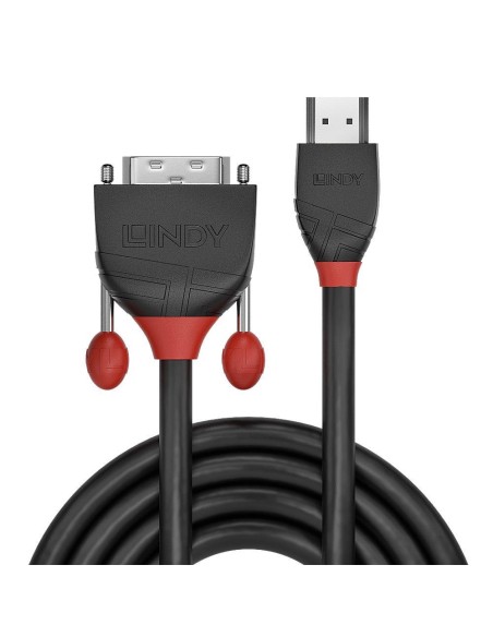 36272 CABLE HDMI-DVI 2M/BLACK 36272 LINDY iš UAB SINTAS
