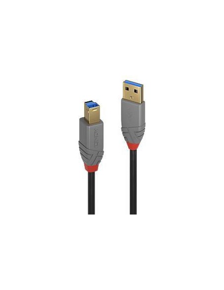 36741 CABLE USB3.2 A-B 1M/ANTHRA 36741 LINDY iš UAB SINTAS