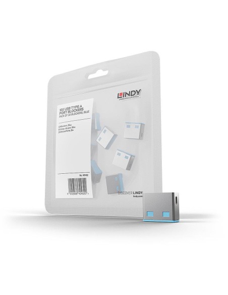 40462 USB PORT BLOCKER 10PACK/BLUE 40462 LINDY iš UAB SINTAS