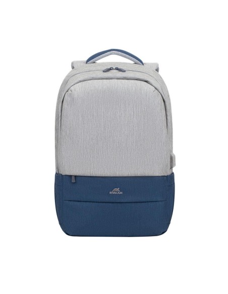 7567GREY/DARKBLUE NB BACKPACK ANTI-THEFT 17.3"/7567 GREY/DARK BLUE RIVACASE iš UAB SINTAS