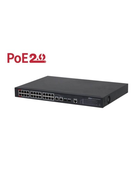 DH-PFS4226-24ET-360-V3 Switch|DAHUA|PFS4226-24ET-360-V3|Desktop/pedestal|DH-PFS4226-24ET-360-V3 iš UAB SINTAS