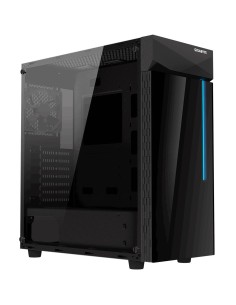 GB-C200G Case|GIGABYTE|C200 GLASS|MidiTower|Not included|ATX|MicroATX|MiniITX|Colour Black|GB-C200G iš UAB SINTAS