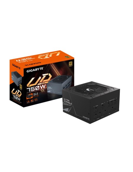 GP-UD750GMPG5 Power Supply|GIGABYTE|750 Watts|Efficiency 80 PLUS GOLD|PFC Active|MTBF 100000 hours|GP-UD750GMPG5 iš UAB SINTAS