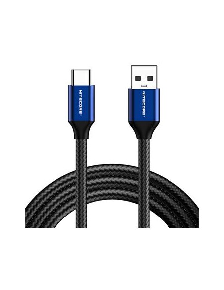 UAC20 CABLE USB-C TO USB-A 2.0 1M/CHARGING UAC20 NITECORE iš UAB SINTAS