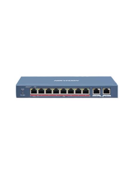 SWITCHDS3E0310HPE Hikvision 10 prievadų 8 PoE prievadų  komutatorius DS-3E0310HP-E iš UAB SINTAS
