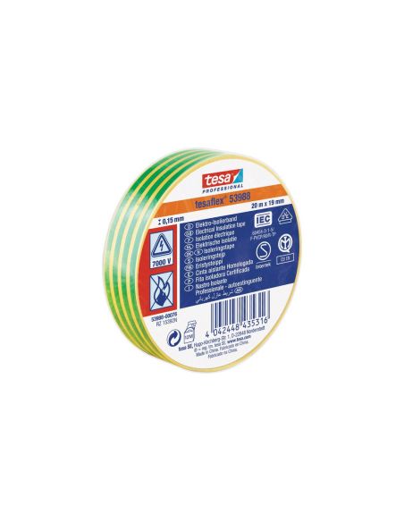 VIZOTGZ20 Izoliuojanti juosta TESA (geltona/žalia) 20m x 19 mm 53988-00081-00 iš UAB SINTAS