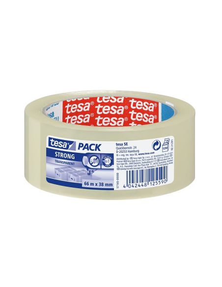 VIZOTPAKSTRONG50X48 Pakavimo juosta TESA Strong 66m x 50mm 57167-00000-05 iš UAB SINTAS