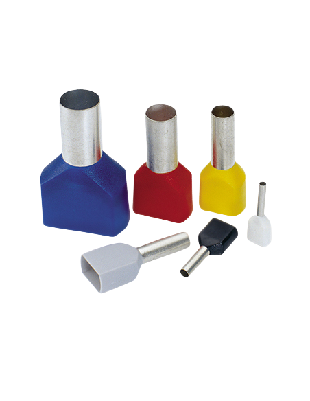 NAPF/D1.5 APF/D dviguba izoliuota gilze (1.5mm², juoda) iš UAB SINTAS