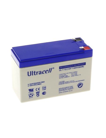 UXL7/12 Akumuliatorius Ultracell UL7-12 (7Ah, 12V, UXL) iš UAB SINTAS
