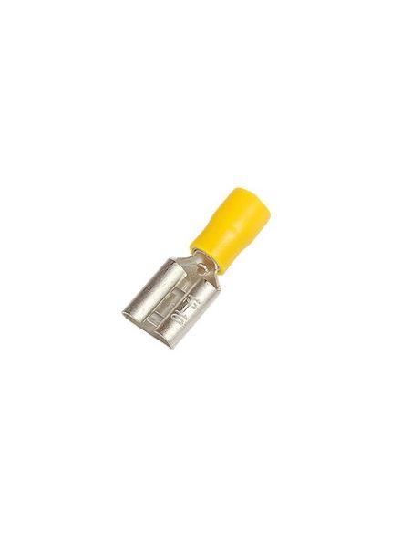 NAFH-6/6.3 AFH-6/6.3 izoliuotas kištukinis lizdas (6mm², geltonas) iš UAB SINTAS
