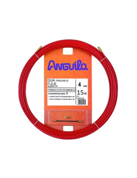 VPRATR4MM15MR Kabelio pratraukėjas (15m, 4mm, raudonas, plieninis) iš UAB SINTAS
