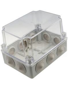 PAW406HP Hermetinė dėžutė su sandarikliais ir skaidriu dangteliu Pawbol S-BOX 406H-P (190x110x140) iš UAB SINTAS