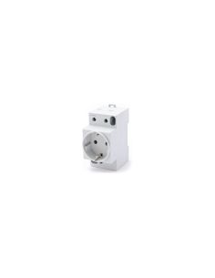 LDINROZ Kištukinis lizdas ant DIN bėgelio su įžeminimu Pawbol M.06-16A/250V-S iš UAB SINTAS