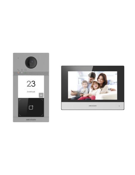 PSMDSKIS604SC Hikvision SP telefonspynės komplektas DS-KIS604-S(C) iš UAB SINTAS