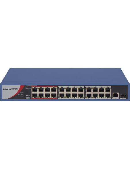 SWITCHDS3E0326PEMC Hikvision 26 prievadų 24 PoE prievadų komutatorius DS-3E0326P-E/M(C) iš UAB SINTAS