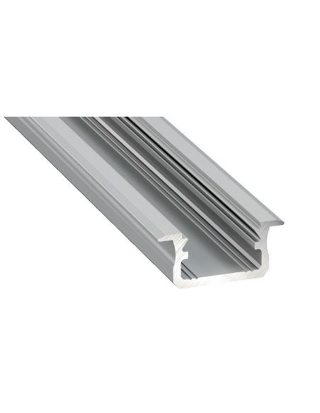 LUMPROFB2MS Aliuminis anoduotas profilis Lumines LED juostoms (įleidžiamas, pilkas, 2m) iš UAB SINTAS